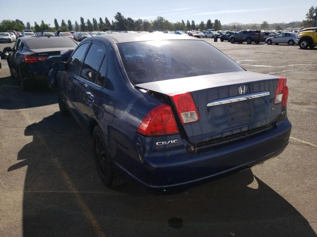 Photo 3 from auction – 2003 HONDA CIVIC EX with VIN 2HGES26753H506831