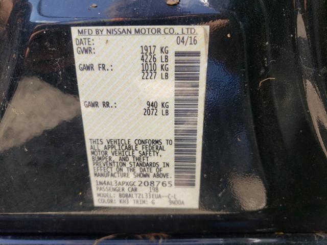Photo 10 from auction – 2016 NISSAN ALTIMA 2.5 with VIN 1N4AL3APXGC208765