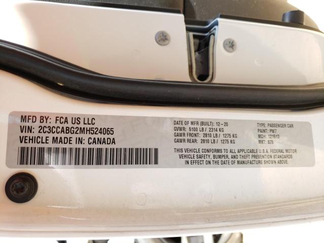 Photo 10 from auction – 2021 CHRYSLER 300 S with VIN 2C3CCABG2MH524065