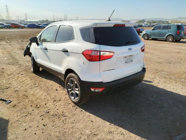 Photo 3 from auction – 2020 FORD ECOSPORT S with VIN MAJ3S2FE4LC384699