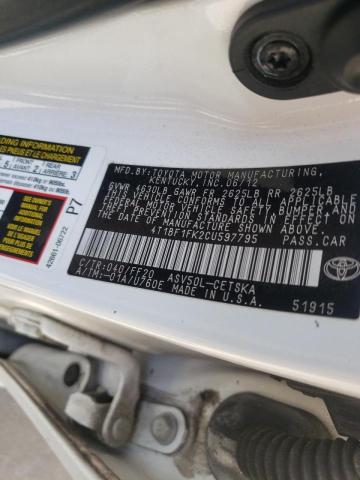 Фото 10 с аукциона – 2012 TOYOTA CAMRY с VIN 4T1BF1FK2CU597795