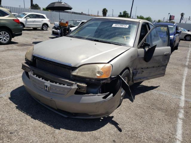 Photo 2 from auction – 2002 HONDA CIVIC EX with VIN 2HGES268X2H543316