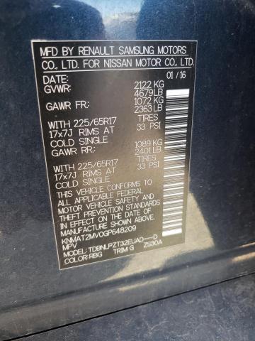 Photo 10 from auction – 2016 NISSAN ROGUE S with VIN KNMAT2MV0GP648209