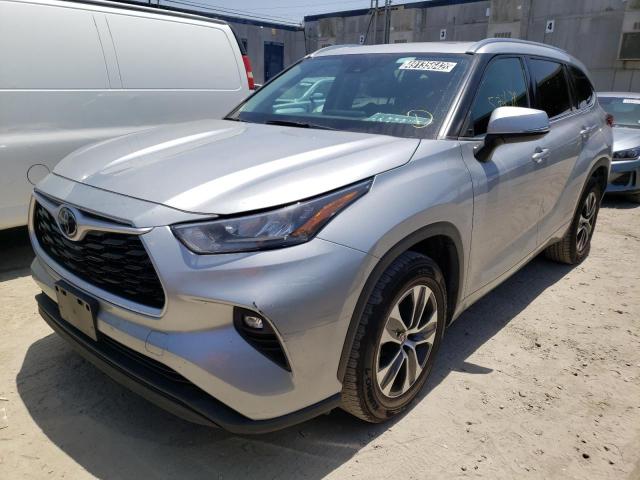 Photo 2 from auction – 2020 TOYOTA HIGHLANDER with VIN 5TDGZRAH0LS502781