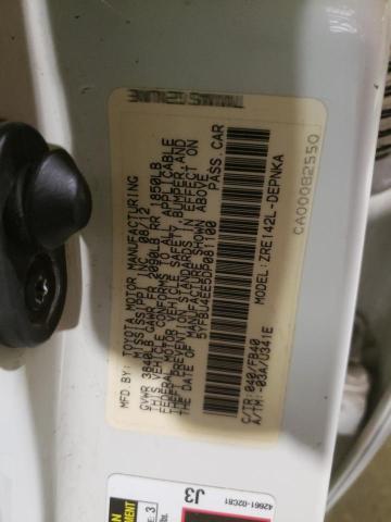 Photo 10 from auction – 2013 TOYOTA COROLLA BA with VIN 5YFBU4EE5DP081100