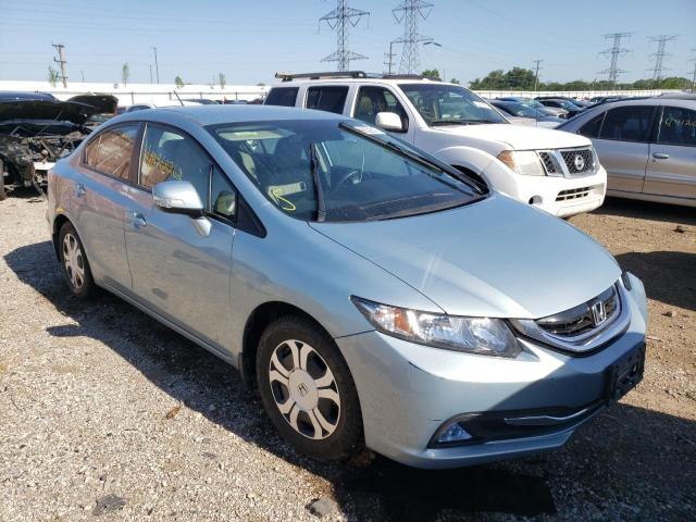 HONDA CIVIC HYBR 2013 with VIN 19XFB4F30DE002776 - Photo from auction