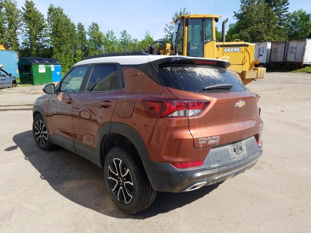 Photo 3 from auction – 2021 CHEVROLET TRAILBLAZE with VIN KL79MSSL9MB134074