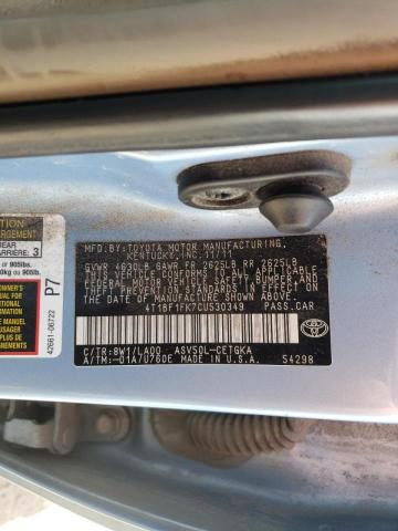 Photo 10 from auction – 2012 TOYOTA CAMRY BASE with VIN 4T1BF1FK7CU530349