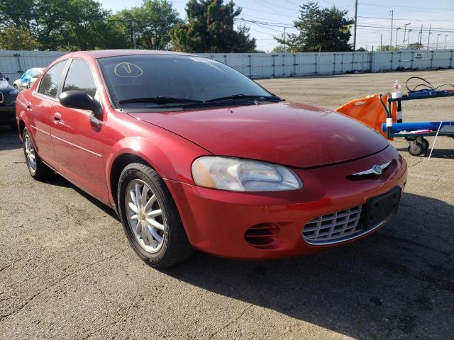 CHRYSLER SEBRING LX 2003 with VIN 1C3EL46X33N550782 - Photo from auction