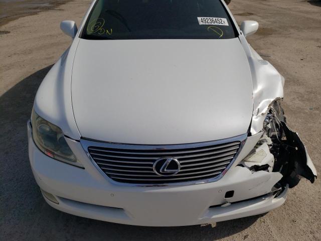 Photo 9 from auction – 2007 LEXUS LS 460 with VIN JTHBL46F075009974