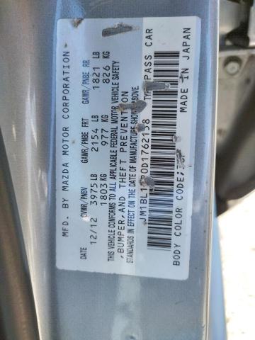 Photo 10 from auction – 2013 MAZDA 3 I with VIN JM1BL1UP0D1762158