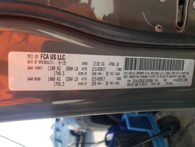 Photo 10 from auction – 2019 JEEP COMPASS TR with VIN 3C4NJDDB2KT828966