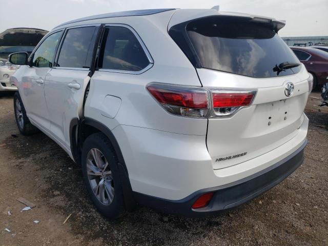 Photo 3 from auction – 2014 TOYOTA HIGHLANDER with VIN 5TDJKRFH5ES025979