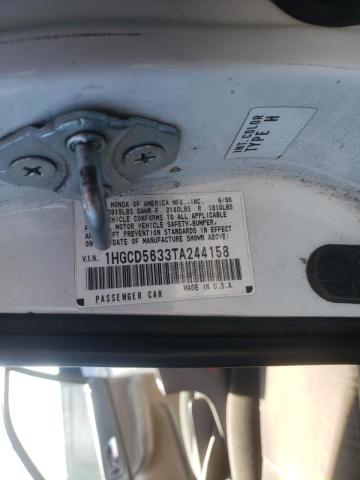 Photo 10 from auction – 1996 HONDA ACCORD with VIN 1HGCD5633TA244158