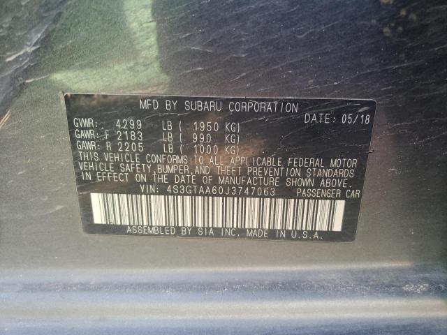 Photo 10 from auction – 2018 SUBARU IMPREZA with VIN 4S3GTAA60J3747063