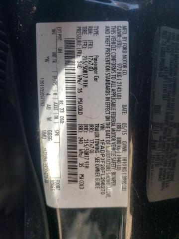 Photo 10 from auction – 2015 FORD FOCUS SE with VIN 1FADP3F28FL298270
