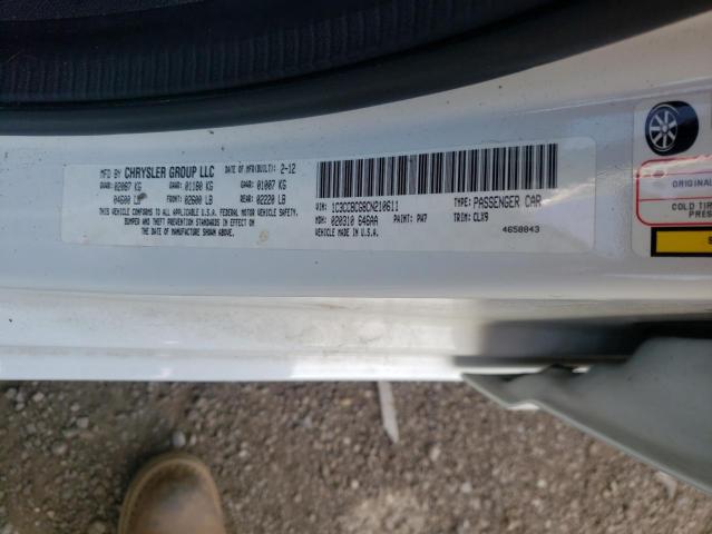 Photo 10 from auction – 2012 CHRYSLER 200 LIMITE with VIN 1C3CCBCG8CN210611