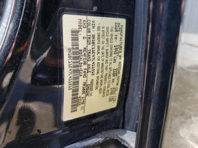 Photo 10 from auction – 2007 NISSAN VERSA S with VIN 3N1BC11E47L411515