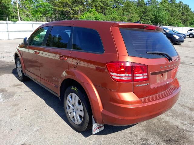 Photo 3 from auction – 2014 DODGE JOURNEY SE with VIN 3C4PDCABXET303513