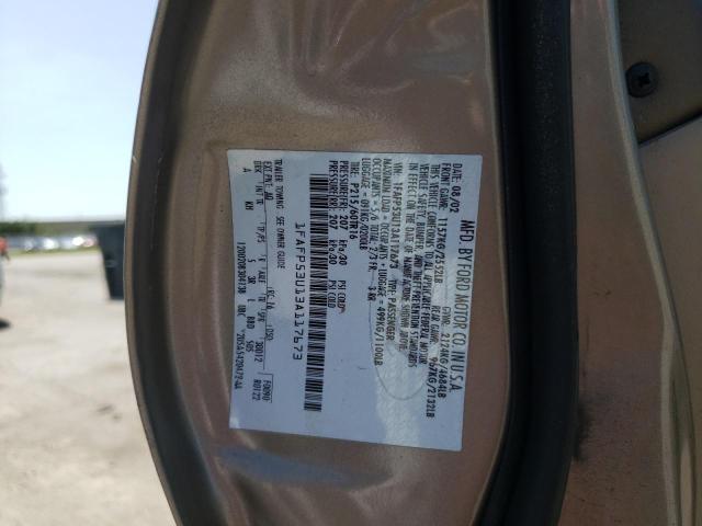 Photo 10 from auction – 2003 FORD TAURUS SE with VIN 1FAFP53U13A117673