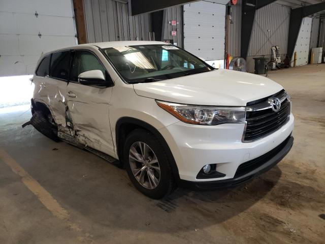 TOYOTA HIGHLANDER 2015 with VIN 5TDBKRFH1FS099714 - Photo from auction
