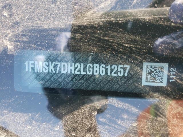 Photo 10 from auction – 2020 FORD EXPLORER X with VIN 1FMSK7DH2LGB61257