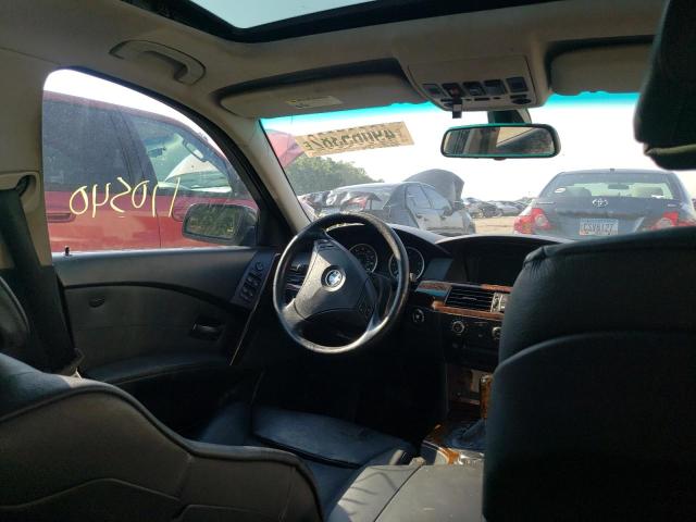 Photo 9 from auction – 2007 BMW 530 I with VIN WBANE73547CM54121
