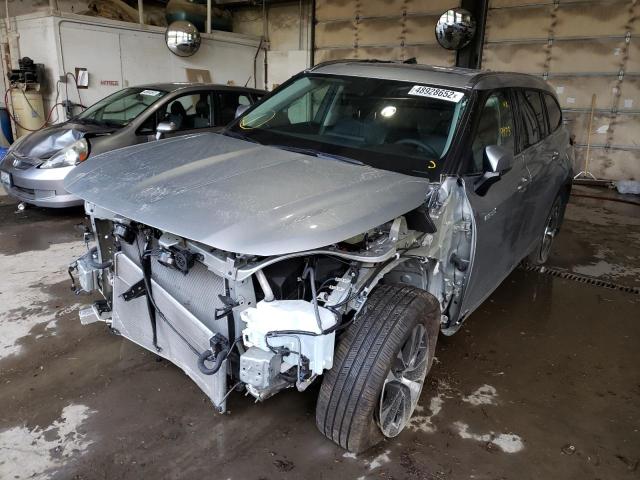 Photo 2 from auction – 2021 TOYOTA HIGHLANDER with VIN 5TDGBRCHXMS530400