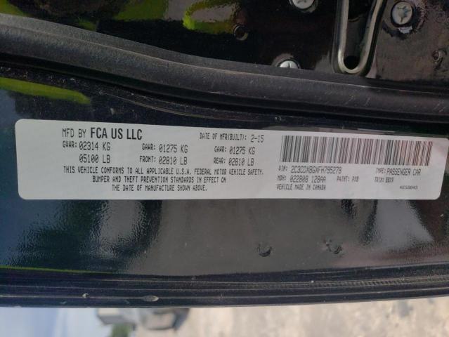 Photo 10 from auction – 2015 DODGE CHARGER SE with VIN 2C3CDXBGXFH795278