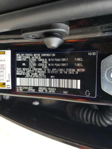 Photo 10 from auction – 2021 TOYOTA 4RUNNER SR with VIN JTEFU5JR7M5232723