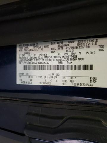 Photo 10 from auction – 2015 FORD TRANSIT T- with VIN 1FTNR3XM4FKB32049