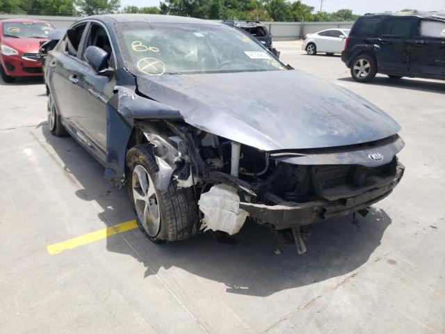 KIA OPTIMA HYB 2014 with VIN KNAGM4AD8E5067075 - Photo from auction