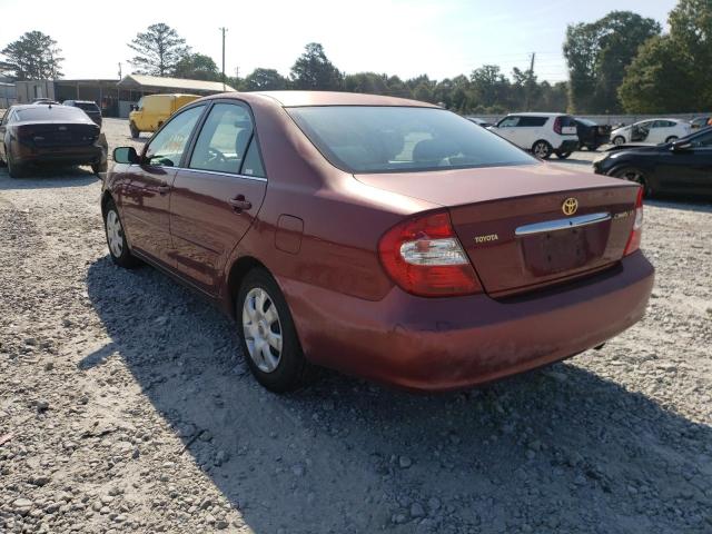 Photo 3 from auction – 2002 TOYOTA CAMRY LE with VIN 4T1BE32K62U023767