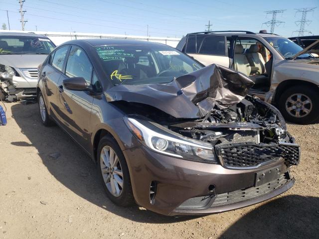 KIA FORTE LX 2017 with VIN 3KPFL4A71HE080934 - Photo from auction