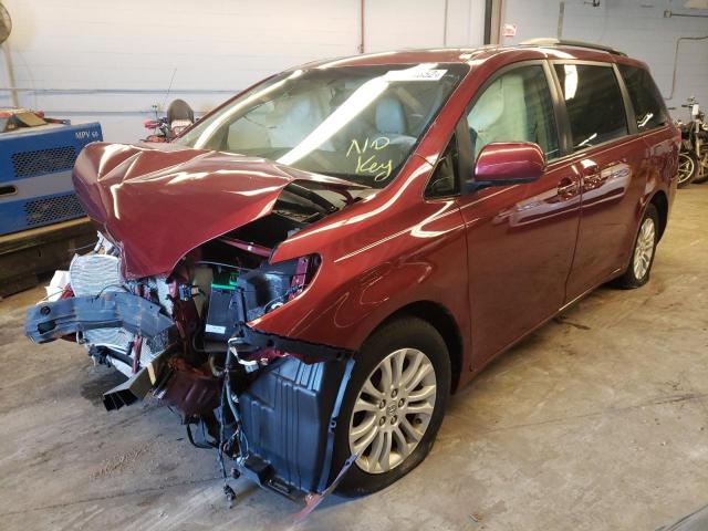 Photo 2 from auction – 2014 TOYOTA SIENNA XLE with VIN 5TDYK3DC7ES445407