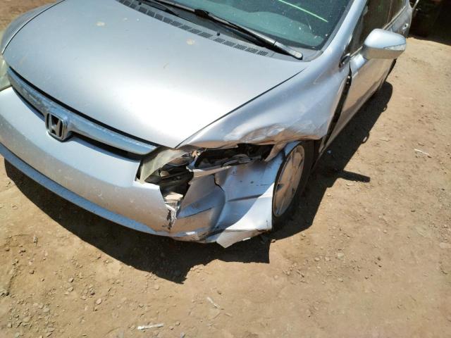 Photo 9 from auction – 2008 HONDA CIVIC HYBR with VIN JHMFA36208S028266