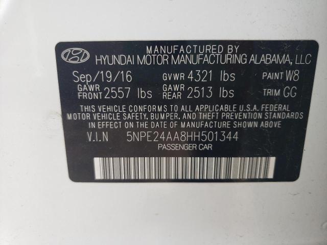 Photo 10 from auction – 2017 HYUNDAI SONATA ECO with VIN 5NPE24AA8HH501344