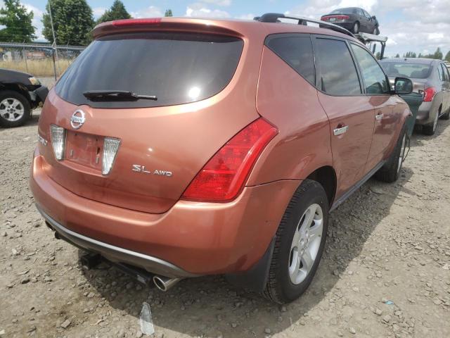 Photo 4 from auction – 2003 NISSAN MURANO SL with VIN JN8AZ08W73W228733
