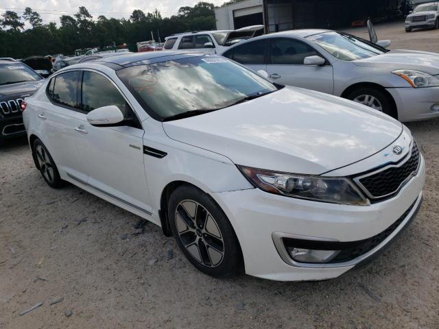KIA OPTIMA HYB 2013 with VIN KNAGM4AD2D5053784 - Photo from auction