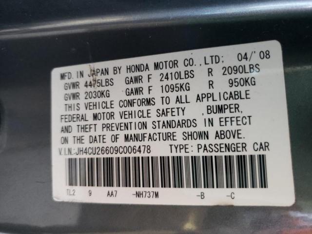 Photo 10 from auction – 2009 ACURA TSX with VIN JH4CU26609C006478