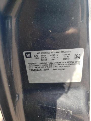 Photo 10 from auction – 2014 CHEVROLET IMPALA LIM with VIN 2G1WB5E33E1102742