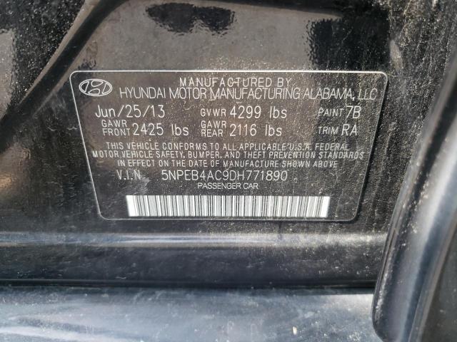 Photo 10 from auction – 2013 HYUNDAI SONATA GLS with VIN 5NPEB4AC9DH771890