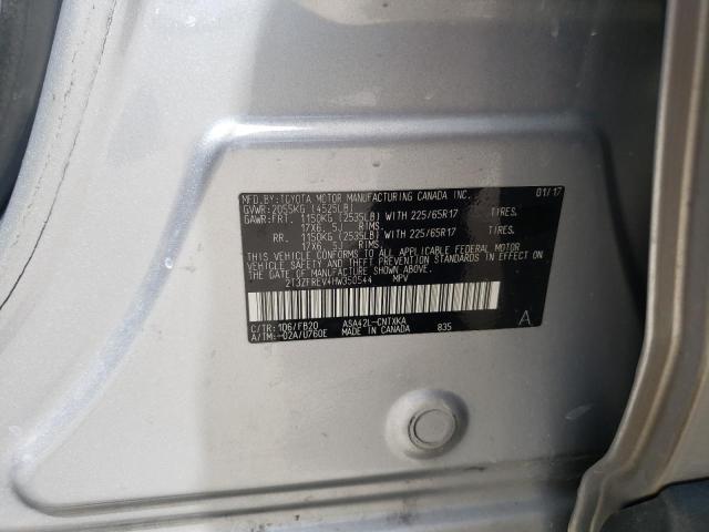 Photo 10 from auction – 2017 TOYOTA RAV4 LE with VIN 2T3ZFREV4HW350544