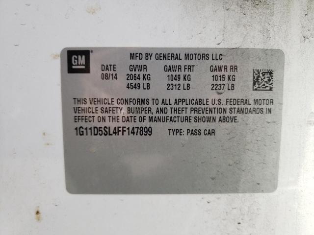 Photo 10 from auction – 2015 CHEVROLET MALIBU 2LT with VIN 1G11D5SL4FF147899