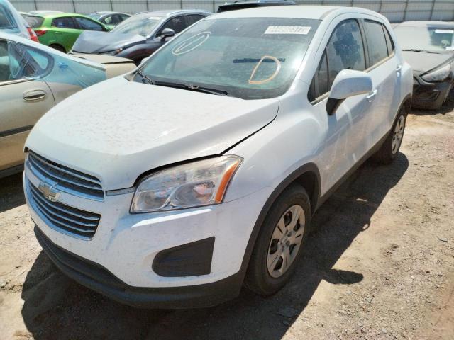Photo 2 from auction – 2016 CHEVROLET TRAX LS with VIN KL7CJKSB4GB559602