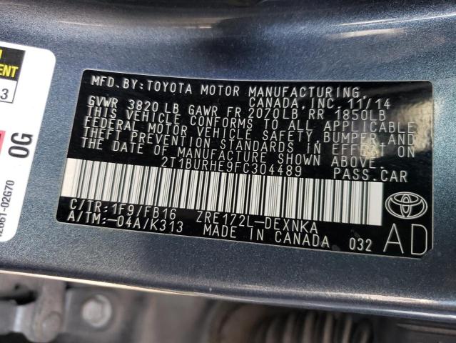 Photo 10 from auction – 2015 TOYOTA COROLLA L with VIN 2T1BURHE9FC304489