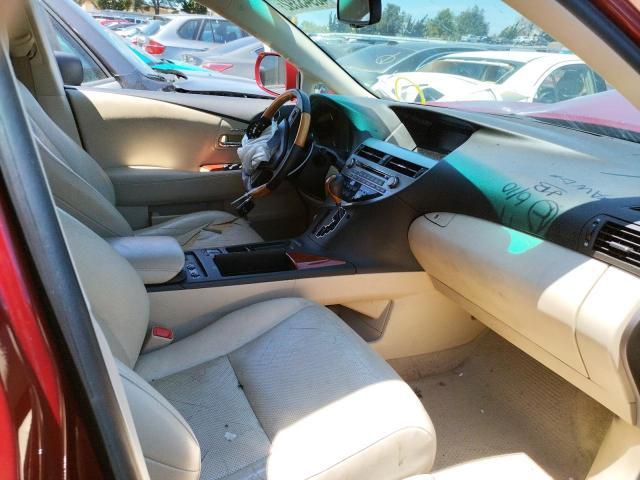 Photo 5 from auction – 2010 LEXUS RX 350 with VIN 2T2BK1BA6AC073472