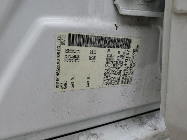 Photo 10 from auction – 2012 NISSAN ALTIMA SR with VIN 1N4BL2AP6CN401637