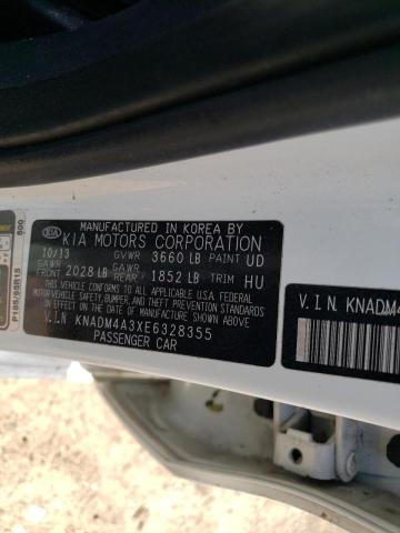Photo 10 from auction – 2014 KIA RIO LX with VIN KNADM4A3XE6328355