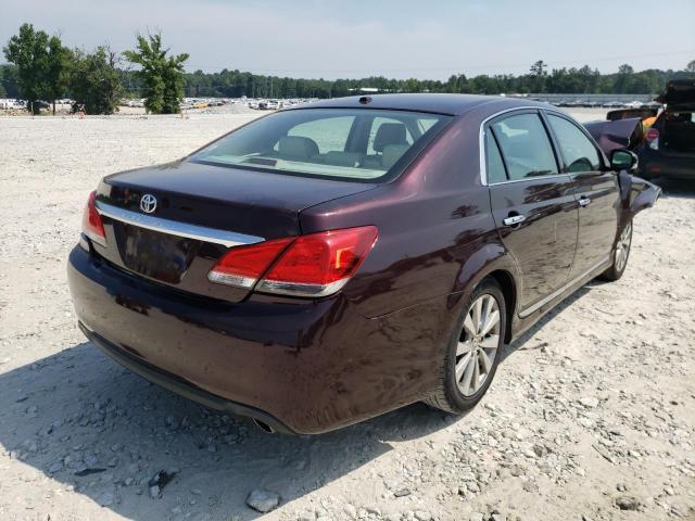 Photo 4 from auction – 2011 TOYOTA AVALON BAS with VIN 4T1BK3DB5BU404323